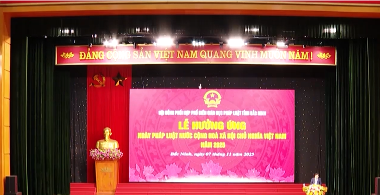 Bắc Ninh tổ chức Lễ hưởng ứng “Ngày Pháp luật nước Cộng hòa xã hội chủ nghĩa Việt Nam” năm 2025