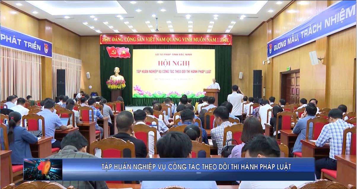 Sở Tư pháp tập huấn công tác theo dõi thi hành pháp luật