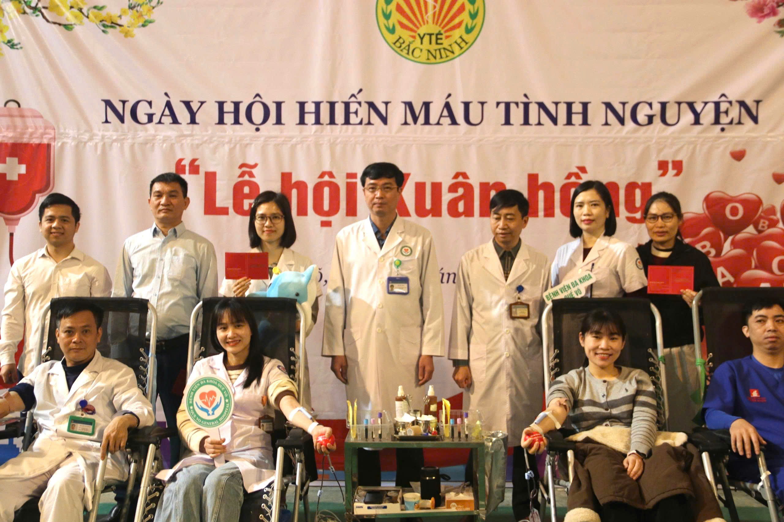 Điểm hiến máu BVĐK Quế Võ vượt 216% chỉ tiêu kế hoạch